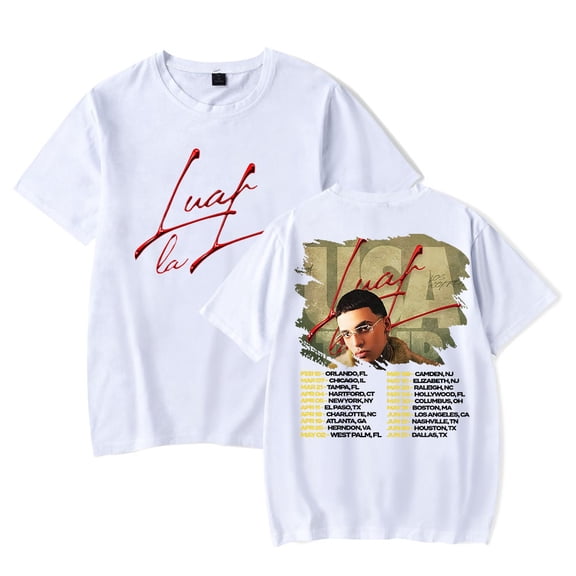 Luar La L 2025 Tour Tee Unisex Short Sleeve T-shirt Crewneck Fashion Tops