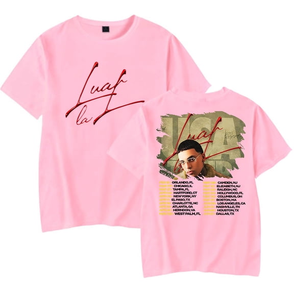 Luar La L 2025 Tour Tee Unisex Short Sleeve T-shirt Crewneck Fashion Tops