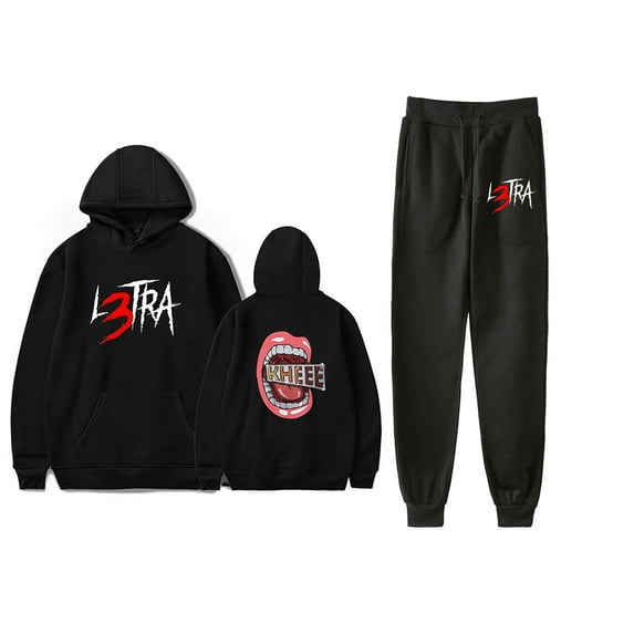 Luar La L L3TRA Kheee Hoodies Jogger Pants 2 Pieces Sets Streetwear Sweatshirt Sweatpant Suit