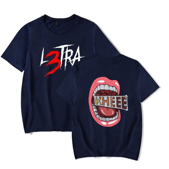 Luar La L L3TRA Kheee T-shirt Hip Hop Short Sleeve Fashion Crewneck Harajuku Tops Tees