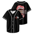 thumbnail image 1 of Luar La L Merch L3TRA Baseball Jersey Shirt V-Neck Women Men Short Sleeve Streetwear Fashion Clothes, 1 of 2