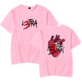 thumbnail image 1 of Luar La L Merch L3TRA Heart T-Shirt Women Men Casual Crewneck Short Sleeve Fashion Tee, 1 of 3