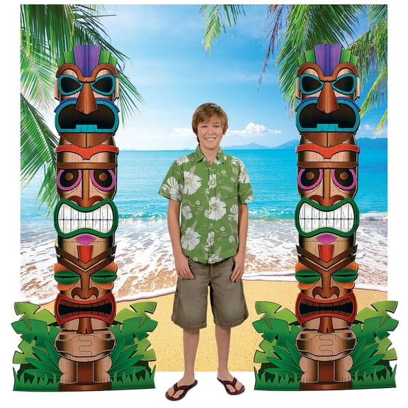 Luau Backdrop Decorating Kit - 3 Pc.