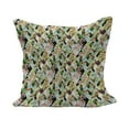 thumbnail image 1 of Luau Fluffy Throw Pillow Cushion Cover, Tropical Climate Wildlife Jungle Inspired Grid Mosaic Style Pattern with Birds Parrot, Rectangle Accent Pillow Case, 36" x 16", Multicolor, by Ambesonne, 1 of 5