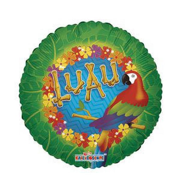 CoolGlow Luau Parrot Multicolor Party Occasions Balloon- 18in