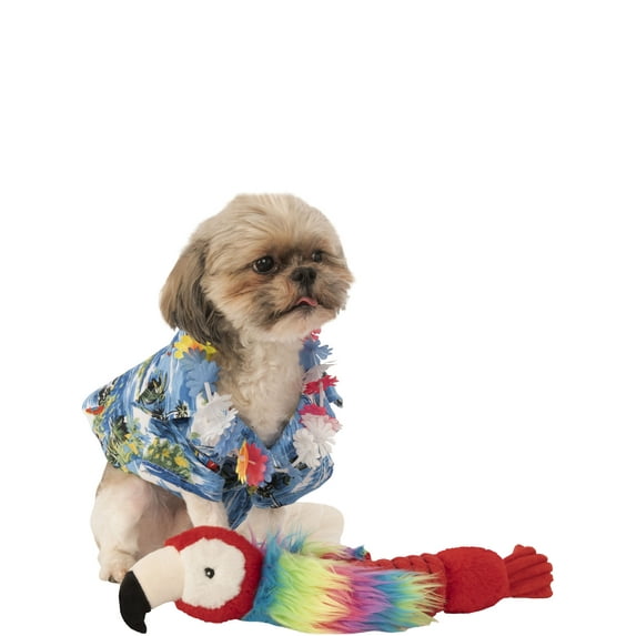 Luau Jacket Lei Pet Costume Large