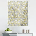 thumbnail image 1 of Luau Tapestry, Hawaiian Vegetation Flowers Abstract Summertime Botanical Composition, Fabric Wall Hanging Decor for Bedroom Living Room Dorm, 5 Sizes, Pale Yellow Pale Grey, by Ambesonne, 1 of 1