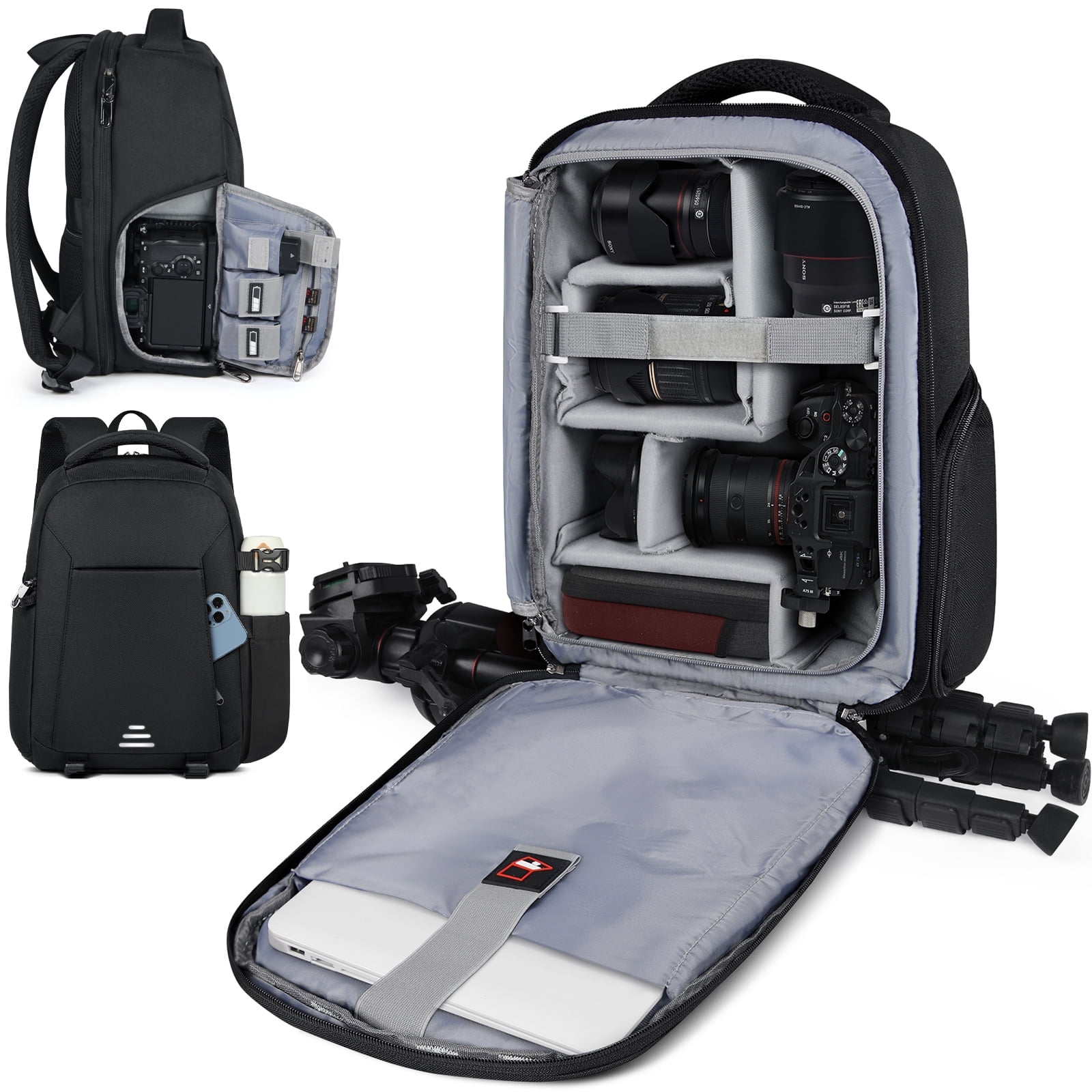 Lubardy Camera Bag Professional DSLR SLR Mirrorless Camera 