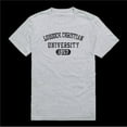 thumbnail image 1 of Lubbock Christian University Chaparral Distressed Arch College T-Shirt, Heather Grey - Small, 1 of 1