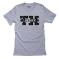 thumbnail image 1 of Lubbock, Texas TX Classic City State Sign Men's Grey T-Shirt, 1 of 2