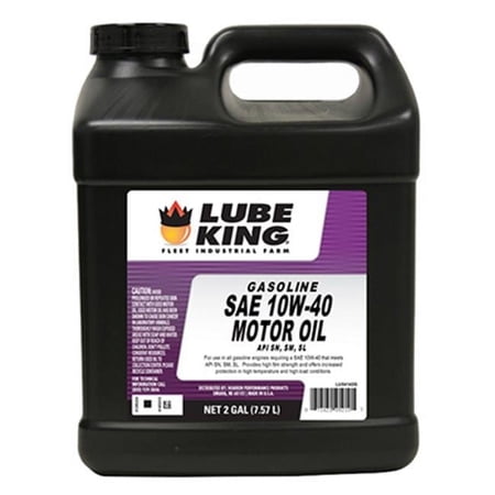 Lube King LU04142G 10W40 Gasoline Engine Oil - 2 Gallon