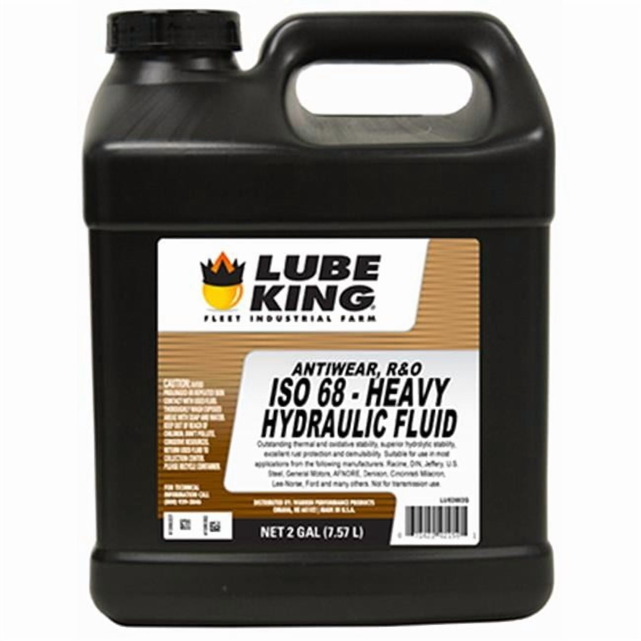 Lube King LU52682G 2 Gallon AW ISO 68 Hydraulic Fluid
