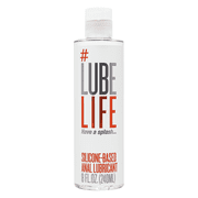 LubeLife Anal Silicone Based Lubricant, Thick Silicone Lube for Men, Women and Couples, 8 fl oz