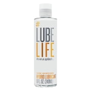 LUBELIFE Silicone and Water-Based Personal Lubricant, Hybrid Formula for Adult Use, 8 fl oz