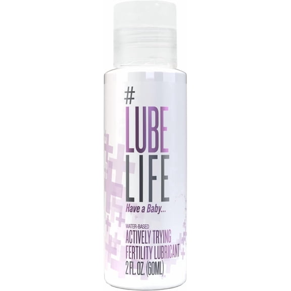LUBELIFE Actively Trying Fertility Lube, Sperm-Friendly Water-Based Fertility Lubricant For Sex, 2 fl oz