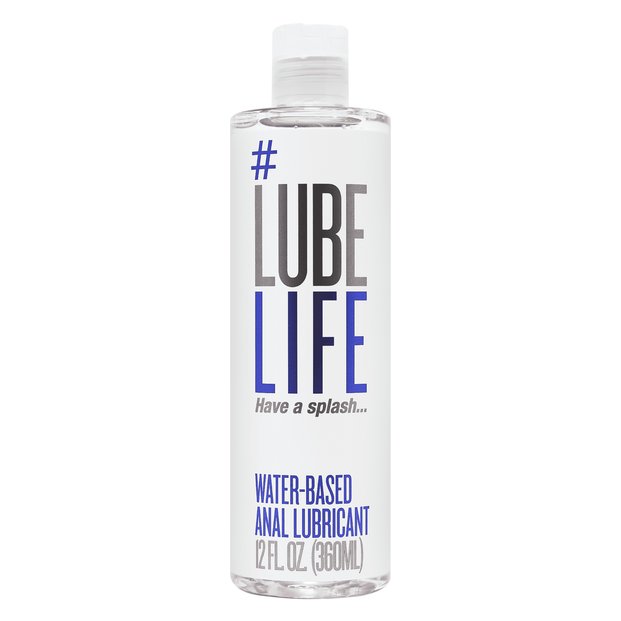 Lube Life Water Based Anal Lubricant, Lube for Men, Women and Couples, 12  fl oz