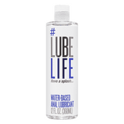 Lube Life Water Based Anal Lubricant, Lube for Men, Women and Couples, 12 fl oz