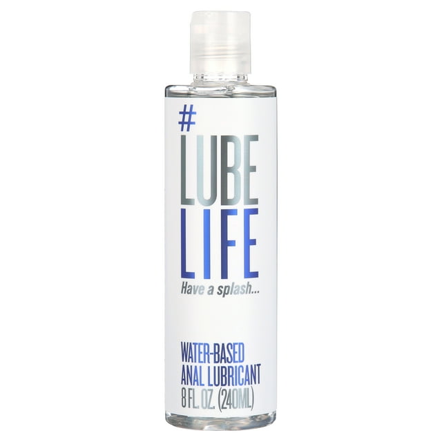 Lube Life Water Based Anal Lubricant, Personal Backdoor Lube for Men