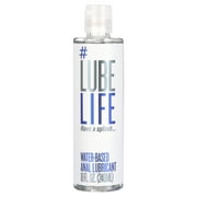 Lube Life Water Based Anal Lubricant, Personal Backdoor Lube for Men, Women and Couples, 8 fl oz