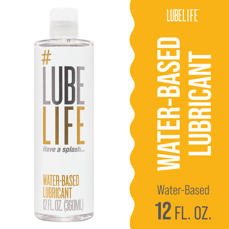 LUBELIFE Water-Based Lubricant For Sex, Non-Staining and Easy Clean Personal Lube, Toy-Safe, 12 fl oz