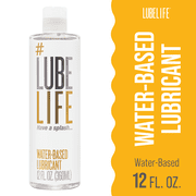 LUBELIFE Water-Based Lubricant For Sex, Non-Staining and Easy Clean Personal Lube, Toy-Safe, 12 fl oz