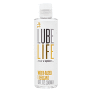 Lube Life Water Based Personal Lubricant, Lube for Men, Women and Couples, Non-Staining, 8 fl oz