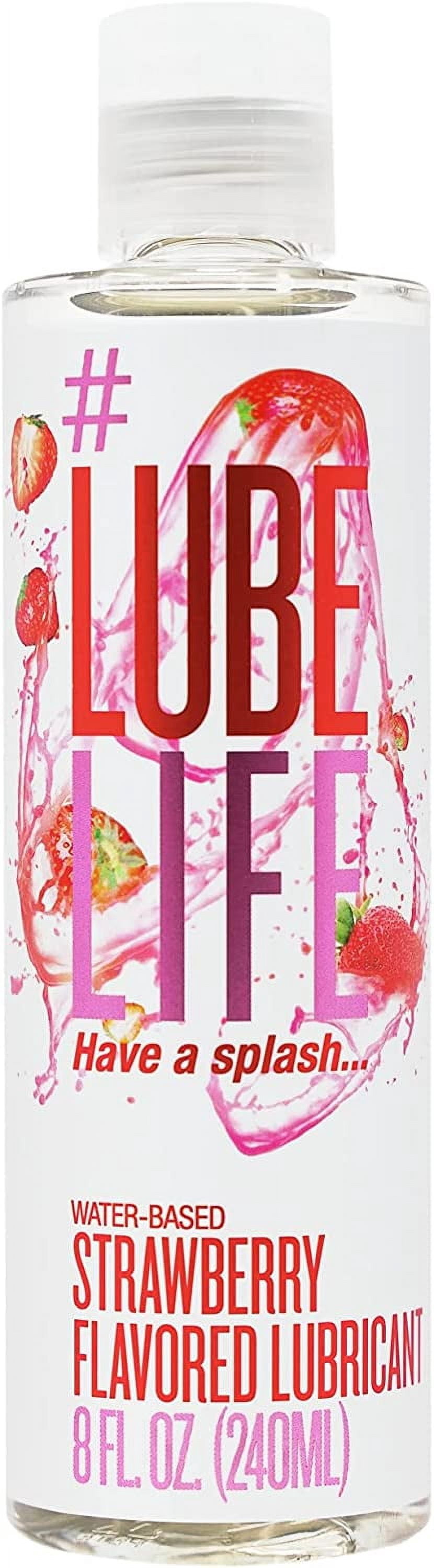 walmart flavored lubricant LUBELIFE Watermelon Flavored Lubricant For Sex, Paraben-Free Water-Based  Lube, 8 fl oz main image 0