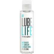 Lube Life Water-Based Toy Lubricant, Toy-Safe lube for Men, Women and Couples, Non-Staining, 4 Fl Oz