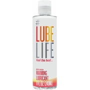LUBELIFE Water-Based Warming Lubricant For Sex, Non-Staining Intimate Lubricant, 8 fl oz