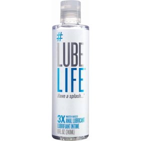 LUBELIFE 3X Anal Lube Extra Thick Water-Based Lubricant For Sex, Non-Sticky and Easy Clean, 8 fl oz