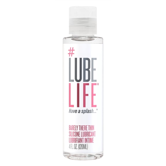 LUBELIFE Barely There Thin Silicone Lubricant For Sex, Water Resistant Personal Lubricant for Men and Women, 4 fl oz