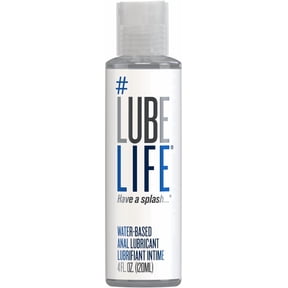 LUBELIFE Water-Based Anal Lube, Non-Sticky and Easy Clean Personal Lubricant For Sex, Non-Staining, 4 fl oz