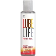 LUBELIFE Water-Based Warming Lubricant For Sex, Non-Staining Intimate Lubricant, 4 fl oz