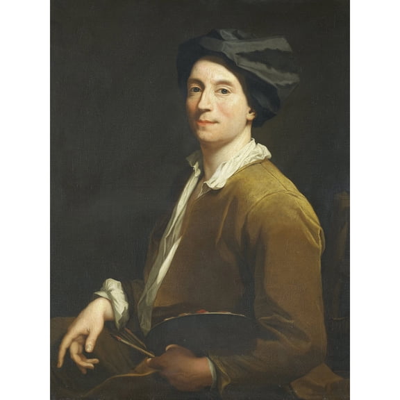 Lubienitzki Portrait Painter Self-Portrait Extra Large XL Wall Art Poster Print