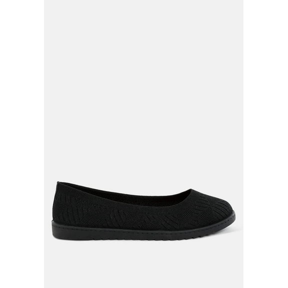 Lubna Knitted Flat Ballet Flats