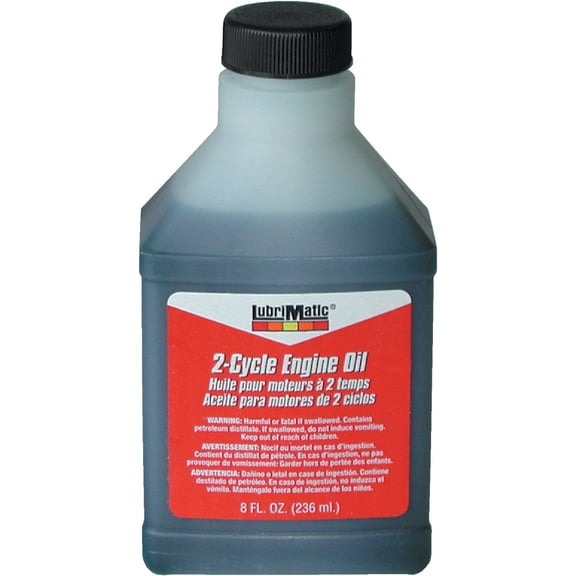 LubriMatic 2-Cycle Motor Oil Engine Lubricant - Extended Engine Life - 8 oz  Standard Vehicle Use, OE Replacement