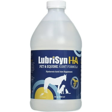 Coolaid Lubrisyn Ha Pet & Equine Formula Hyaluronic Acid Joint Supplement 64 Oz.