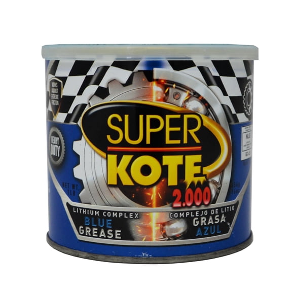 Lubricant Grease Superkote 2000 Multipurpose / Lithium Complex / Lubricant /EP/ High Temp / Marine / Automotive / Blue / 1lb
