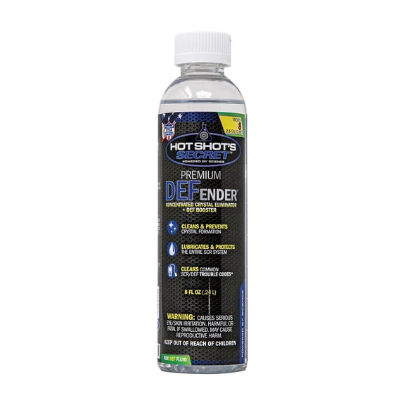 Lubrication Specialties Hot Shot's Secret 8 Oz. DEFender Crystal Eliminator & DEF Booster - Pack of 8