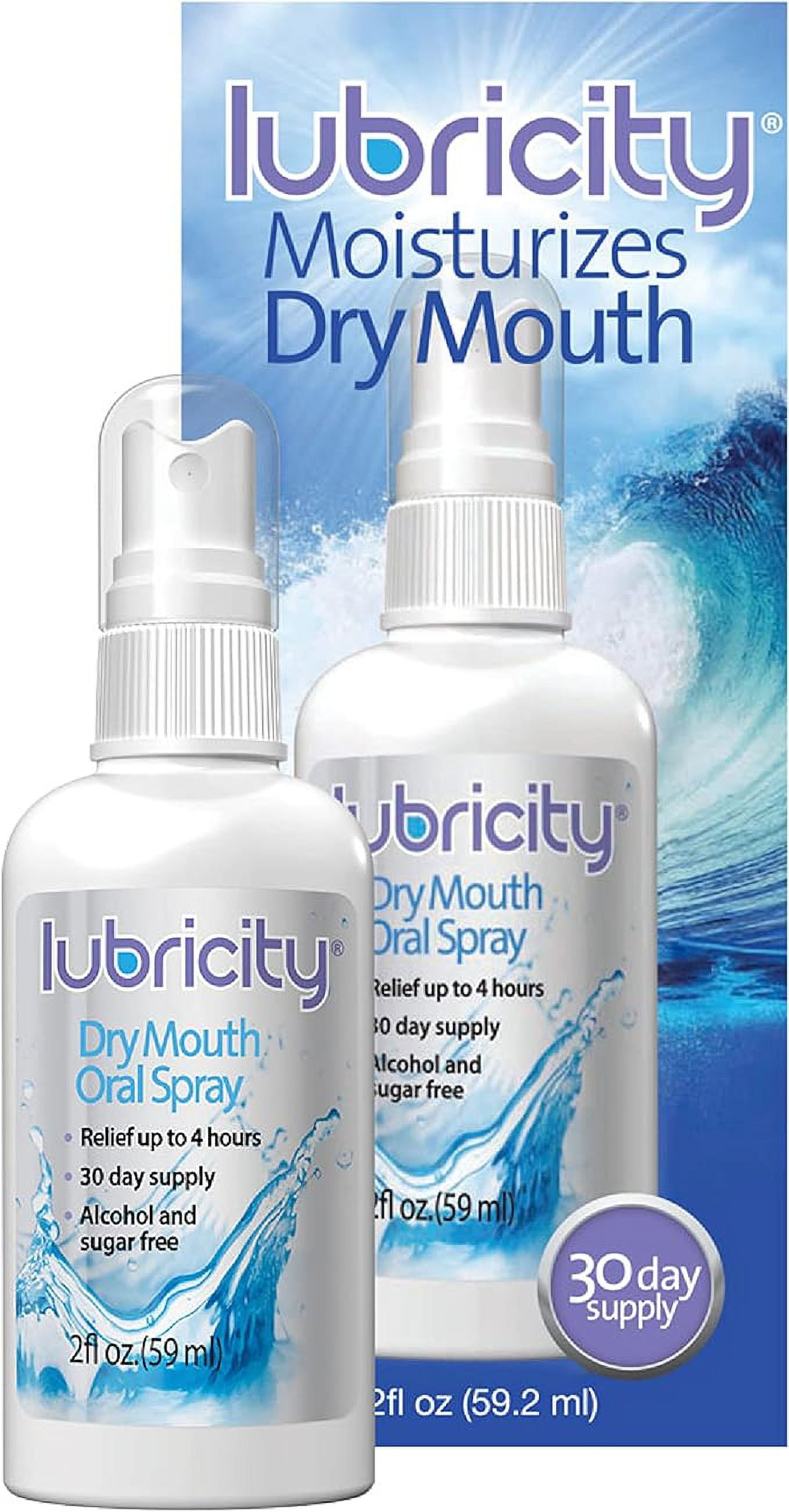 Lubricity Dry Mouth Oral Spray for Symptomatic Relief of Dry Mouth
