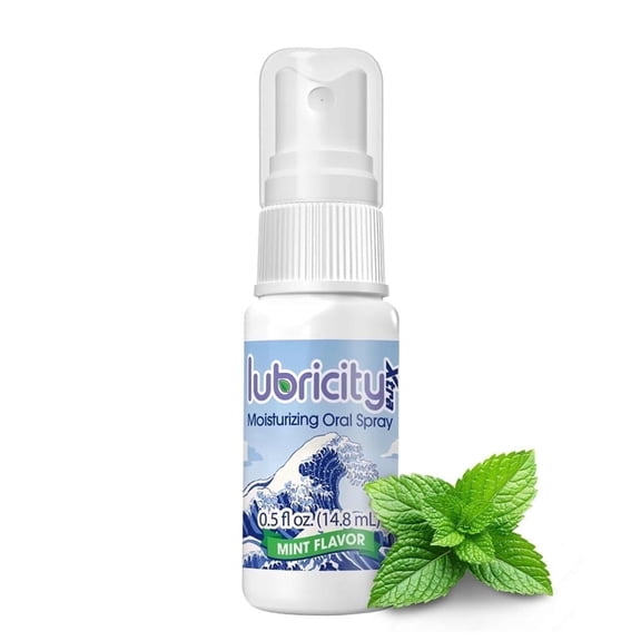 Lubricity Xtra Dry Mouth Moisturizer Spray with Xylitol for Dry Mouth, Mint, 0.5 fl. oz.