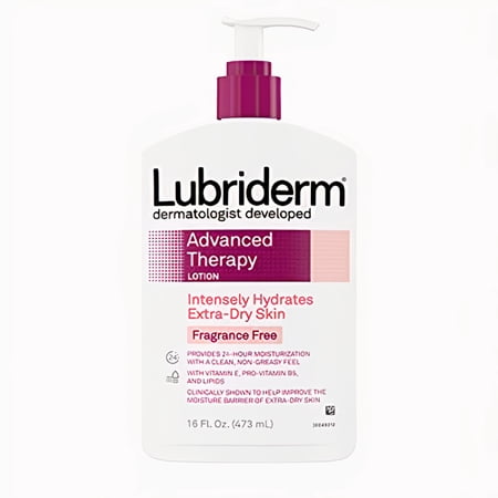 Lubriderm Advanced Therapy Body Lotion - 16 oz (Pack of 32)
