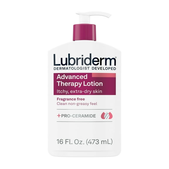 Lubriderm Advanced Therapy Fragrance Free Lotion, Vitamin E, 16 fl. oz