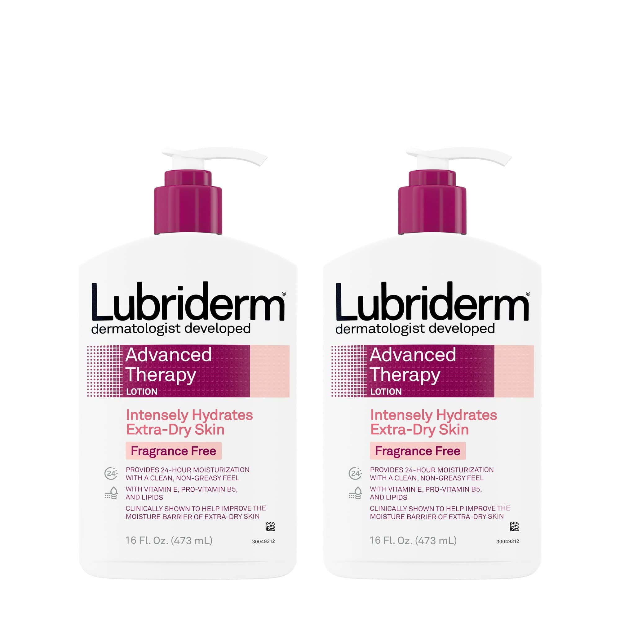 Lubriderm Advanced Therapy FragranceFree Moisturizing Lotion with