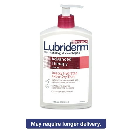 Lubriderm Advanced Therapy Moisturizing Hand/Body Lotion 16oz Pump Bottle 12/Carton 514823479CT