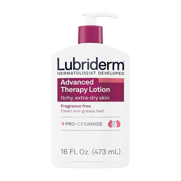 Lubriderm Advanced Therapy Moisturizing Lotion For Extra Dry Skin - 16 Oz - 2 Pack
