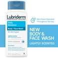 thumbnail image 1 of Lubriderm Daily Moisture Body + Face Wash, Light Fragrance, 16 fl. oz, 1 of 12