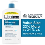 Lubriderm Daily Moisture Body Lotion + Pro-Ceramide, Value-Size, 32 fl. oz