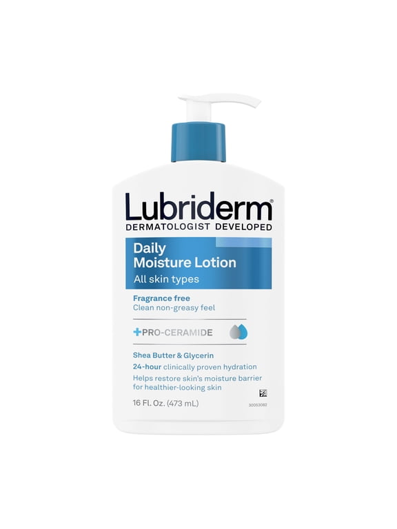 Daily Moisture Full Body Lotion, Fragrance-Free Moisturizer, 16 oz