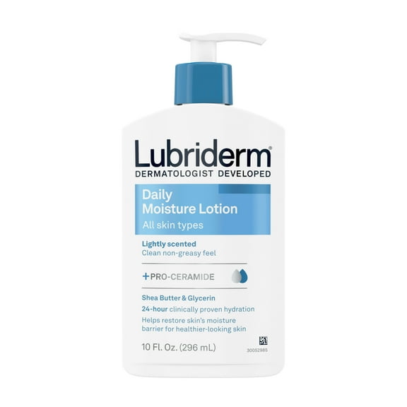 Lubriderm Daily Moisture Body Lotion + Pro-Ceramide, 10 fl. oz